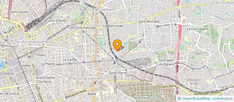 localisation de l'entreprise MONSIEUR THOMAS DUSSERT à MARSEILLE 4