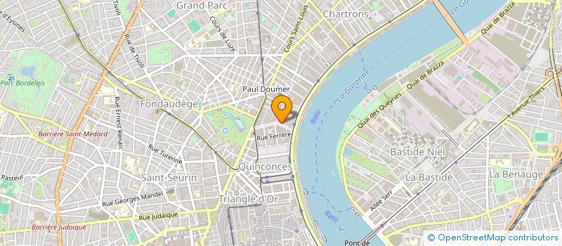 localisation de l'entreprise MONSIEUR THOMAS DUTERTRE  BORDEAUX