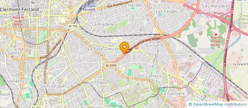 localisation de l'entreprise MONSIEUR THOMAS DUTREUILH  CLERMONT-FERRAND