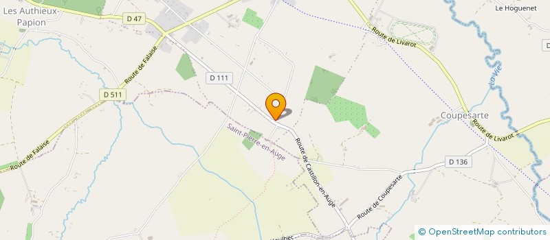 localisation de l'entreprise MONSIEUR THOMAS DUVAL  CASTILLON-EN-AUGE