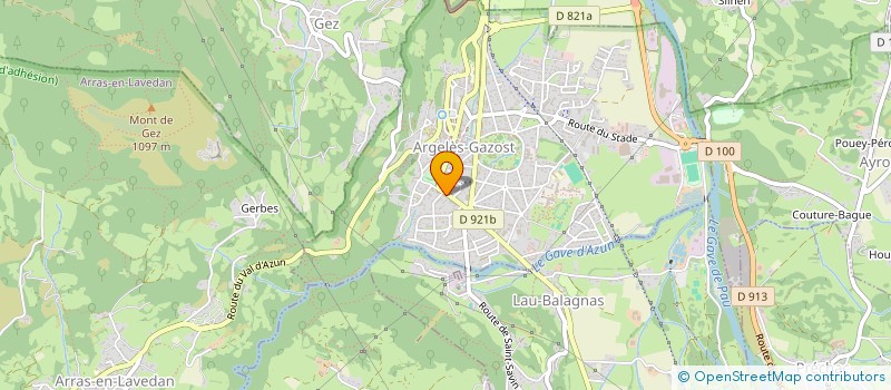 localisation de l'entreprise MONSIEUR THOMAS DUVERSIN à ARGELES-GAZOST