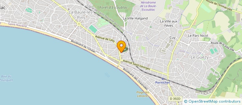 localisation de l'entreprise MONSIEUR THOMAS DUVIGNEAU à LA BAULE-ESCOUBLAC