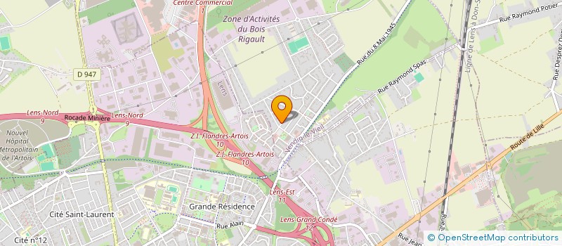 localisation de l'entreprise MONSIEUR THOMAS DUWEL  VENDIN-LE-VIEIL