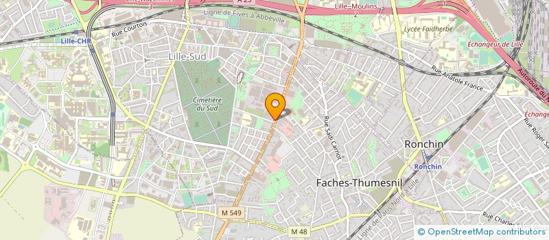 localisation de l'entreprise MONSIEUR THOMAS EBOZO'O ESSONO à LILLE