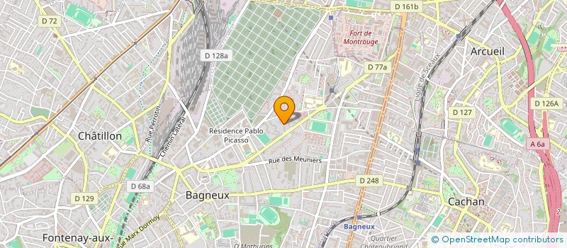 localisation de l'entreprise MONSIEUR THOMAS EDELIST à BAGNEUX