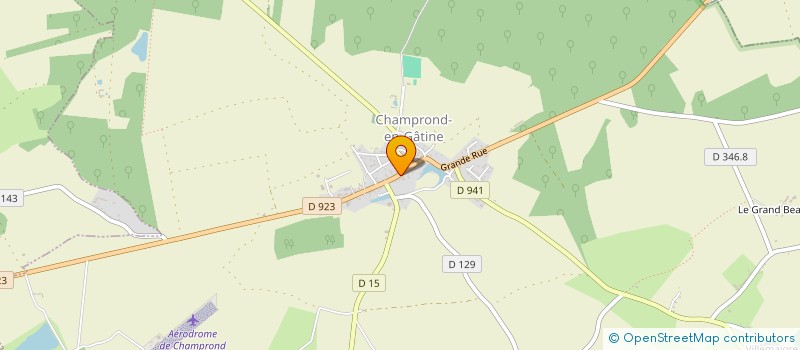localisation de l'entreprise MONSIEUR THOMAS EJCHLER à CHAMPROND-EN-GATINE