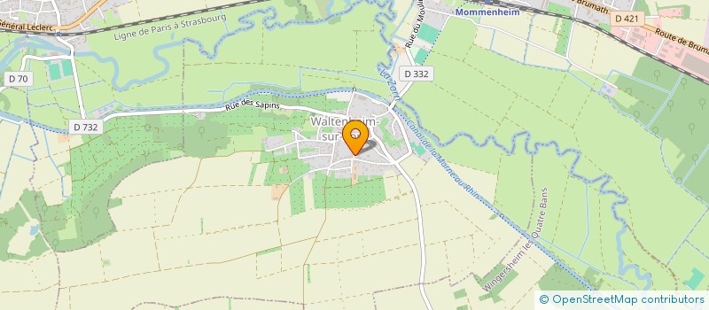 localisation de l'entreprise MONSIEUR THOMAS ENGER  WALTENHEIM-SUR-ZORN