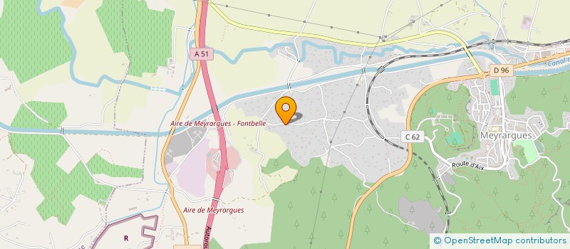 localisation de l'entreprise MONSIEUR THOMAS ENJALRIC  MEYRARGUES