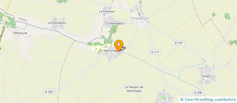 localisation de l'entreprise MONSIEUR THOMAS ERIAUD  CHAMBON