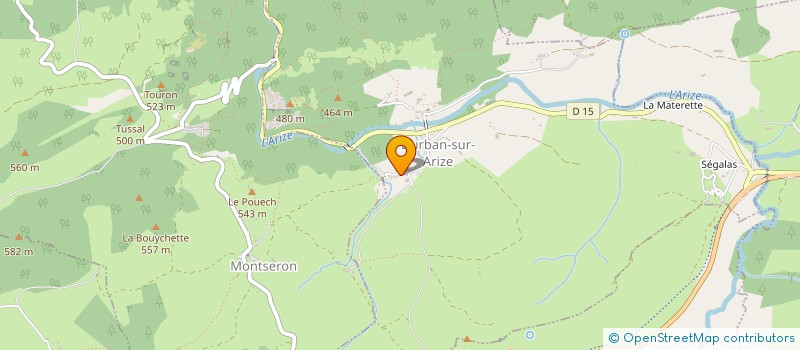 localisation de l'entreprise MONSIEUR THOMAS ESCOTS à DURBAN-SUR-ARIZE