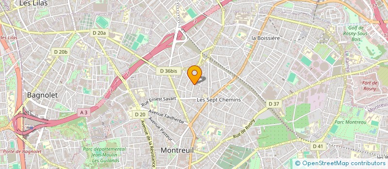 localisation de l'entreprise MONSIEUR THOMAS ETCHEBERRY  MONTREUIL