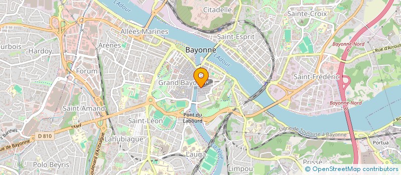 localisation de l'entreprise MONSIEUR THOMAS ETCHEGARAY à BAYONNE