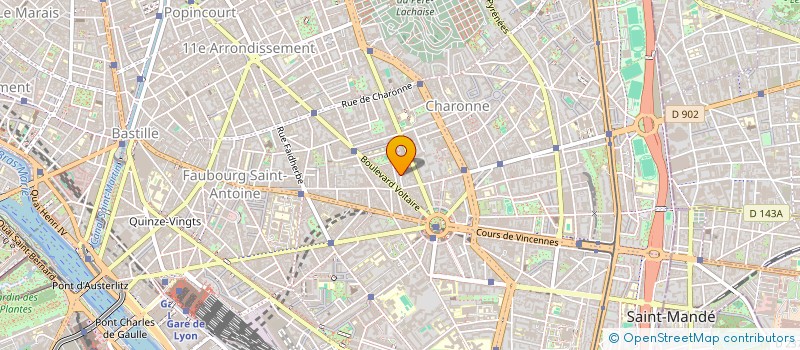 localisation de l'entreprise MONSIEUR THOMAS ETIENNE TISSANDIER  PARIS