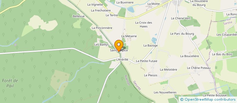 localisation de l'entreprise MONSIEUR THOMAS ETZELSTORFER à GESVRES
