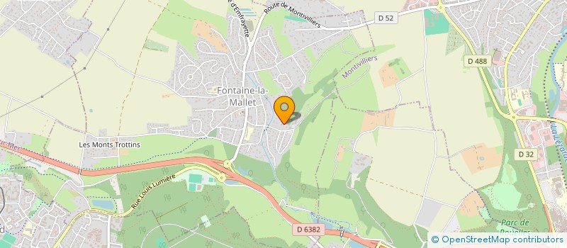 localisation de l'entreprise MONSIEUR THOMAS EUDE  FONTAINE-LA-MALLET