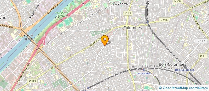 localisation de l'entreprise MONSIEUR THOMAS EUDES  COLOMBES