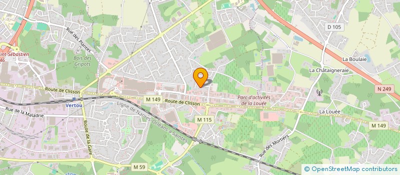 localisation de l'entreprise MONSIEUR THOMAS EVRARD  BASSE-GOULAINE