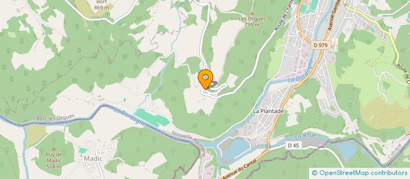 localisation de l'entreprise MONSIEUR THOMAS FABRE à BORT-LES-ORGUES