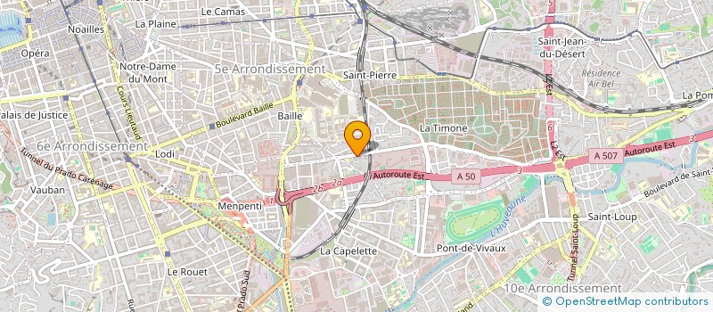 localisation de l'entreprise MONSIEUR THOMAS FABRE  MARSEILLE