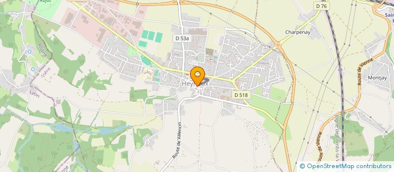 localisation de l'entreprise MONSIEUR THOMAS FAIVRE  HEYRIEUX