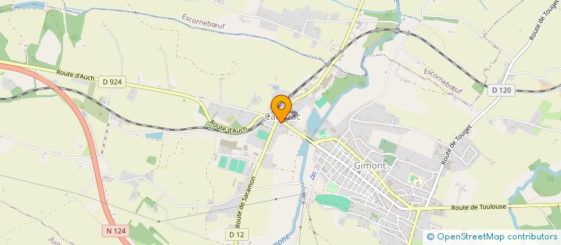 localisation de l'entreprise MONSIEUR THOMAS FALOT  GIMONT