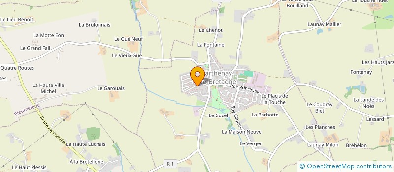 localisation de l'entreprise MONSIEUR THOMAS FARIN à PARTHENAY-DE-BRETAGNE