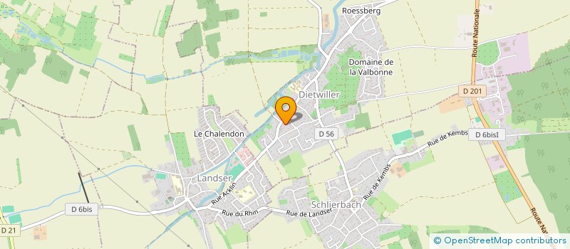 localisation de l'entreprise MONSIEUR THOMAS FARNY  DIETWILLER