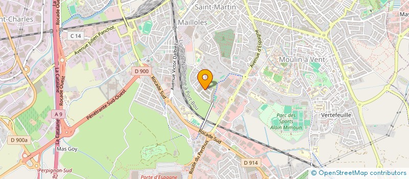 localisation de l'entreprise MONSIEUR THOMAS FARRE  PERPIGNAN