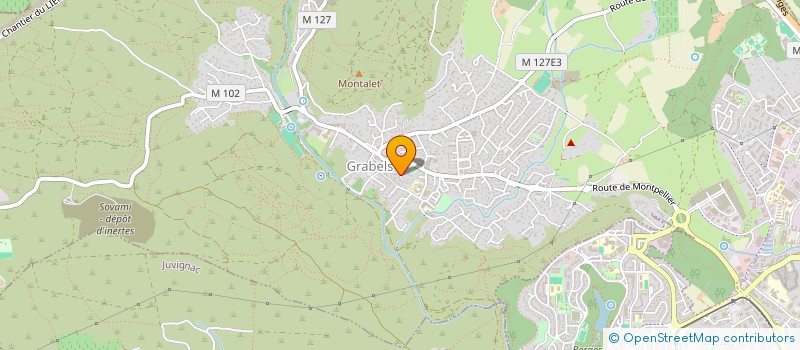 localisation de l'entreprise MONSIEUR THOMAS FARRUGIA  GRABELS