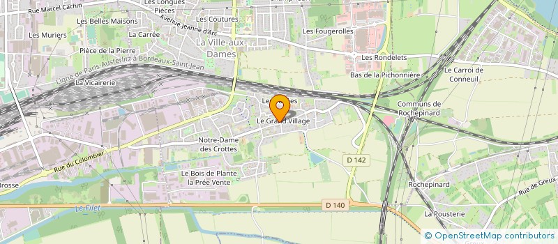 localisation de l'entreprise MONSIEUR THOMAS FAUCHERE  LA VILLE-AUX-DAMES