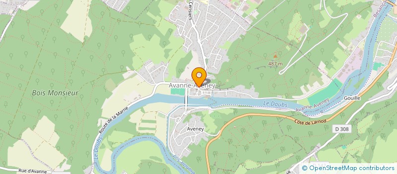 localisation de l'entreprise MONSIEUR THOMAS FAURE  PUGEY