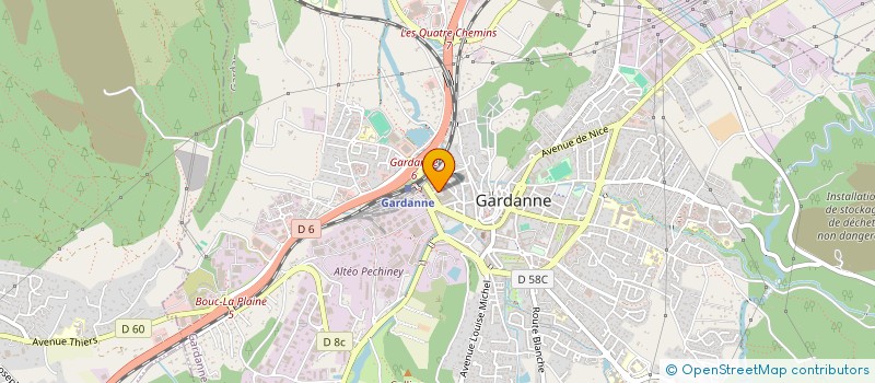 localisation de l'entreprise MONSIEUR THOMAS FAURE à GARDANNE