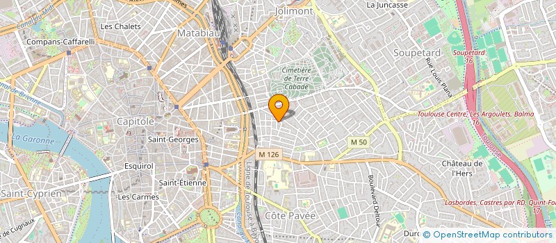 localisation de l'entreprise MONSIEUR THOMAS FAURE à TOULOUSE