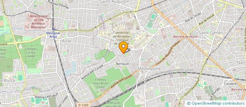 localisation de l'entreprise MONSIEUR THOMAS FAURE  BORDEAUX