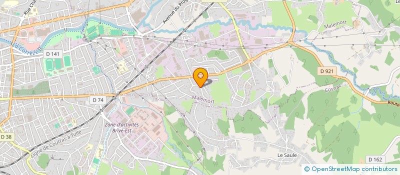 localisation de l'entreprise MONSIEUR THOMAS FAUVELLIERE  BRIVE-LA-GAILLARDE