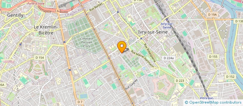 localisation de l'entreprise MONSIEUR THOMAS FAVEL  IVRY-SUR-SEINE