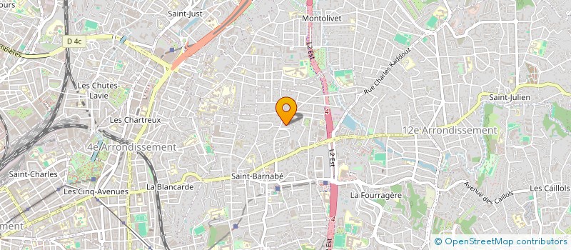 localisation de l'entreprise MONSIEUR THOMAS FAVRE  MARSEILLE