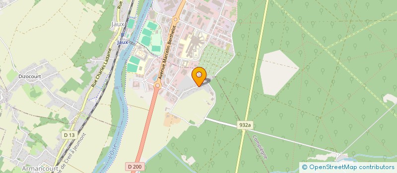 localisation de l'entreprise MONSIEUR THOMAS FAVREUX  LACROIX-SAINT-OUEN