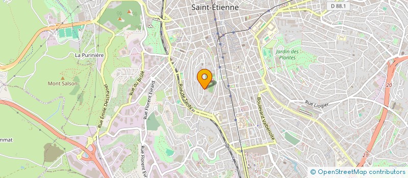 localisation de l'entreprise MONSIEUR THOMAS FEDIX  SAINT-ETIENNE