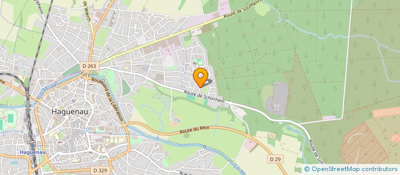 localisation de l'entreprise MONSIEUR THOMAS FELTEN  HAGUENAU