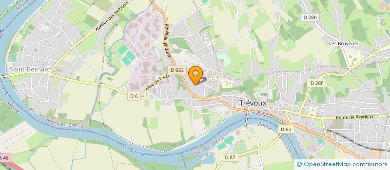localisation de l'entreprise MONSIEUR THOMAS FERNANDES à TREVOUX