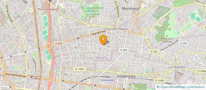 localisation de l'entreprise MONSIEUR THOMAS FERNANDEZ à MONTREUIL