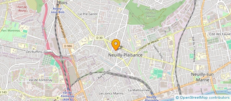 localisation de l'entreprise MONSIEUR THOMAS FERNANDEZ VACAS  NEUILLY-PLAISANCE