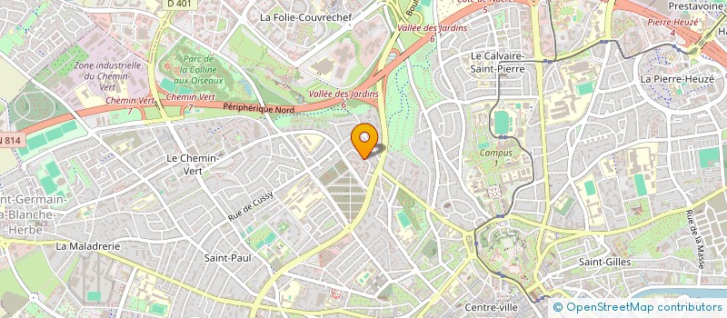 localisation de l'entreprise MONSIEUR THOMAS FERRAND à CAEN