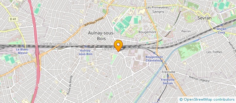 localisation de l'entreprise MONSIEUR THOMAS FERREIRA à AULNAY-SOUS-BOIS