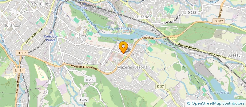 localisation de l'entreprise MONSIEUR THOMAS FERREIRA JOAQUIM à MAZERES-LEZONS