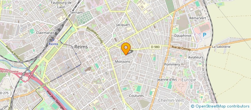 localisation de l'entreprise MONSIEUR THOMAS FERRY  REIMS