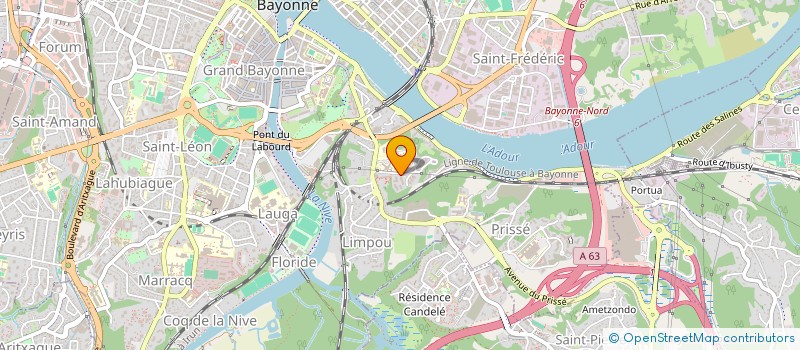 localisation de l'entreprise MONSIEUR THOMAS FEUARDENT à BAYONNE