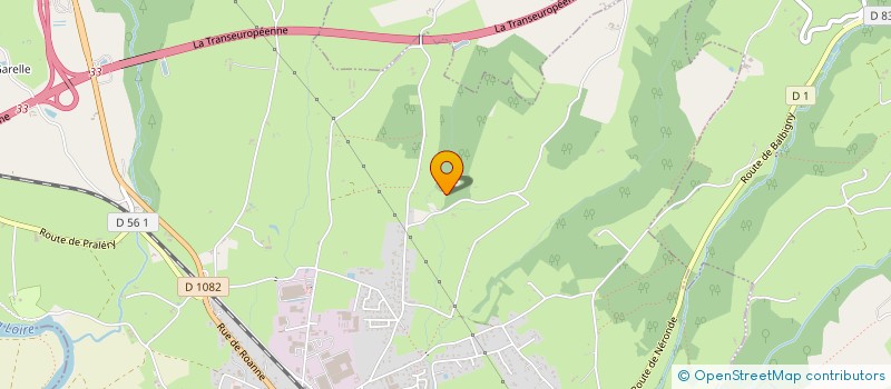 localisation de l'entreprise MONSIEUR THOMAS FEUILLAND  BALBIGNY