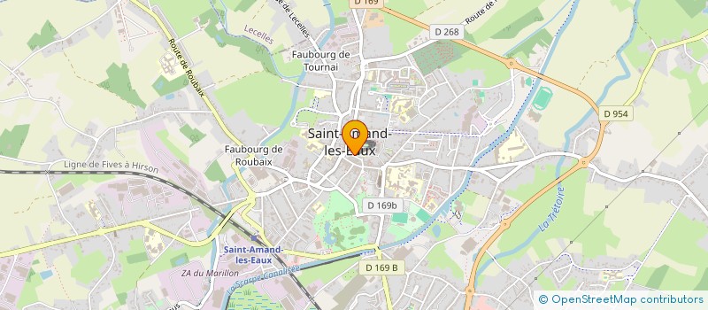 localisation de l'entreprise MONSIEUR THOMAS FEUSELS à SAINT-AMAND-LES-EAUX